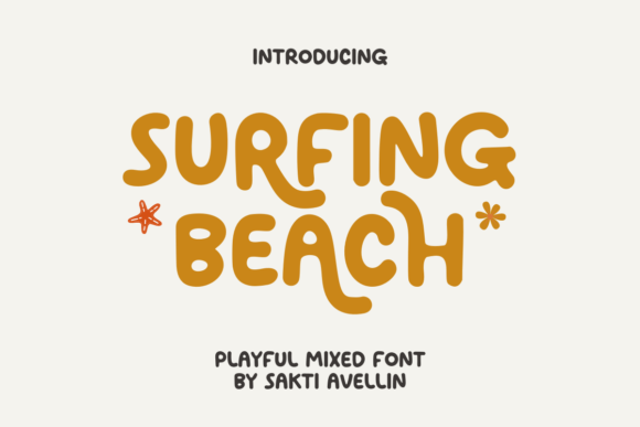 Catching the Creative Wave with Surfing Beach Typography