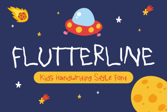 FlutterLine: The Handwritten Font That Feels Like a Hug