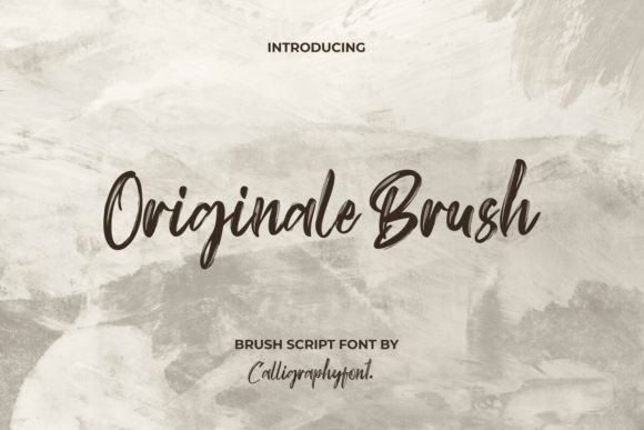 Originale Brush: A Vintage Script for Authentic Branding