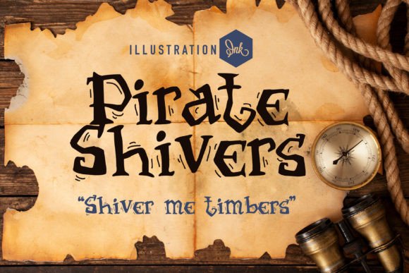 Pirate Shivers: A Handmade Font for Adventurous Designs
