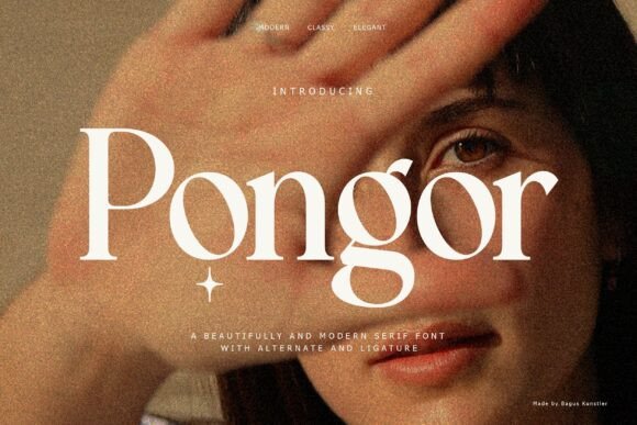 Pongor: The Retro Serif That Commands Modern Attention