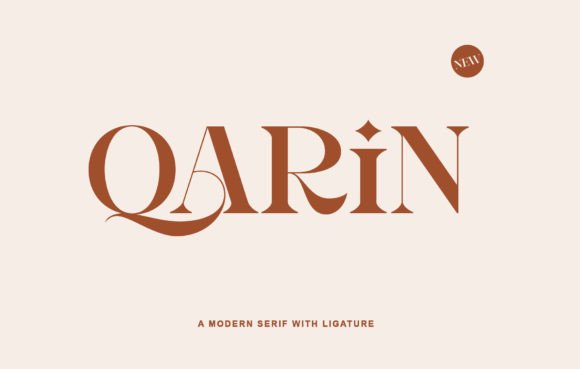Qarin: A Serif Font for Modern Branding and Timeless Elegance