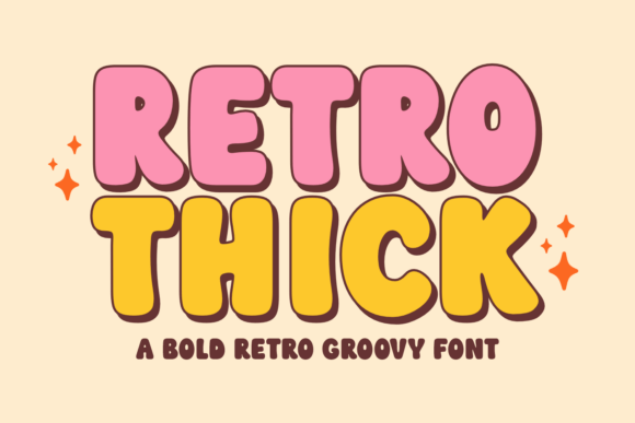 Retro Thick: Your Go-To for Nostalgic, Bold Design