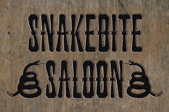 Snakebite Saloon: A Font That Feels Like a Story