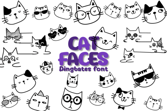 Why the Cat Faces Dingbats Font is a Designer's Secret Weapon
